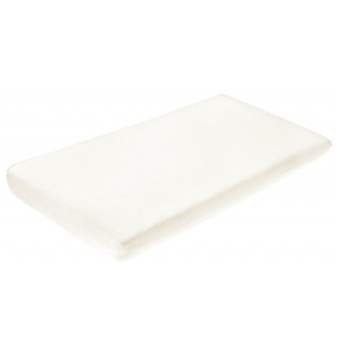 Sensillo - prześcieradło frotte 120x60 | Kremowe